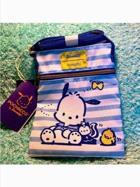 Loungefly Sanrio Pochacco pup passport crossbody